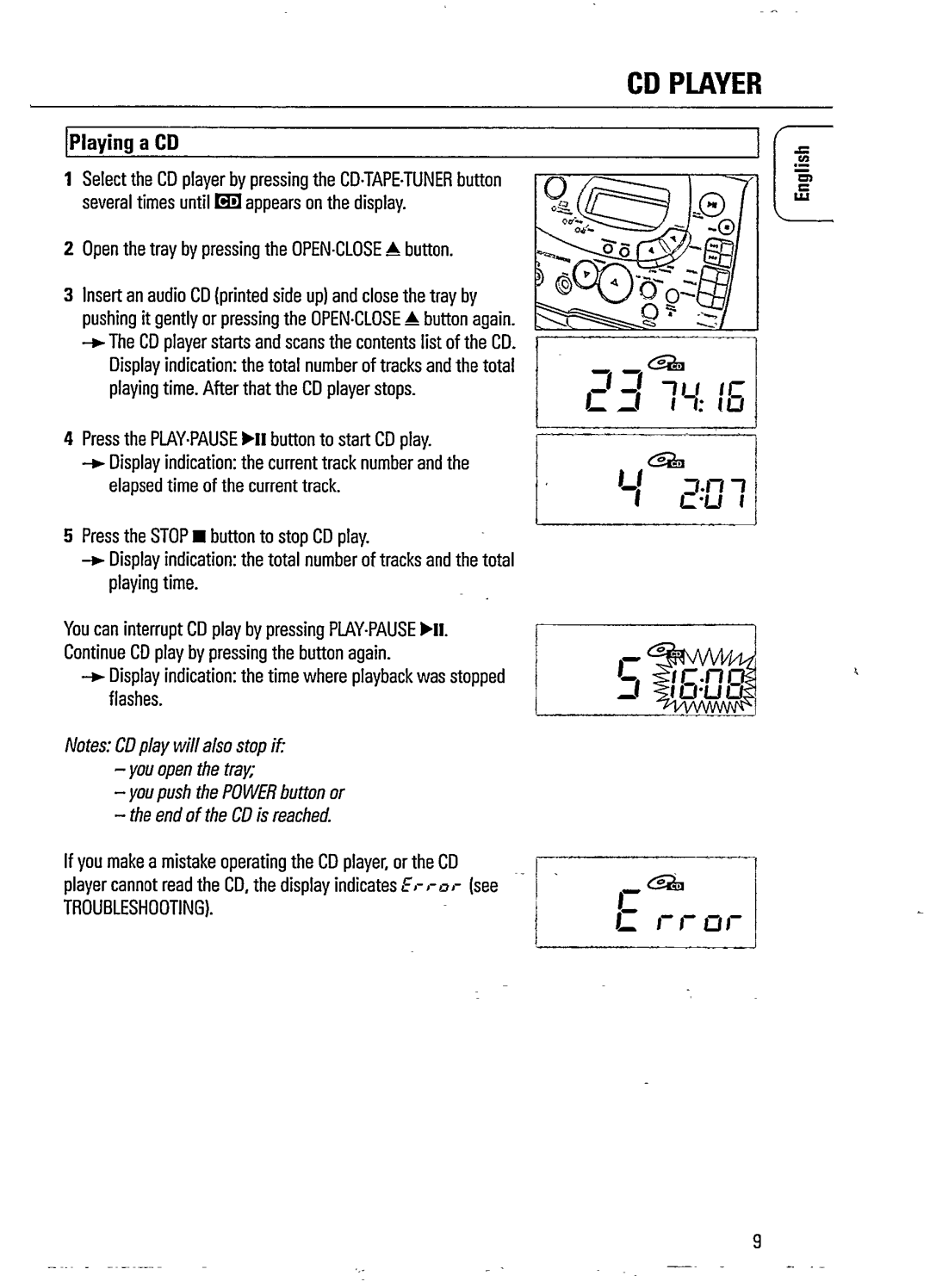 Philips AZ 1402/05 manual 