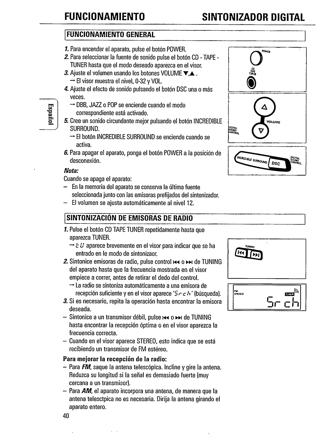 Philips AZ 2407 manual 