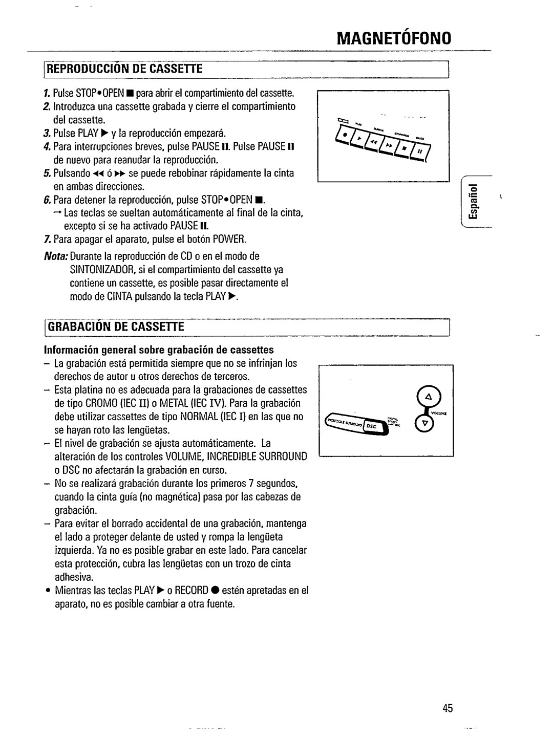 Philips AZ 2407 manual 