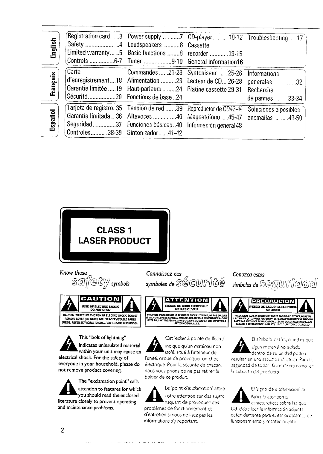 Philips AZ 2804 manual 