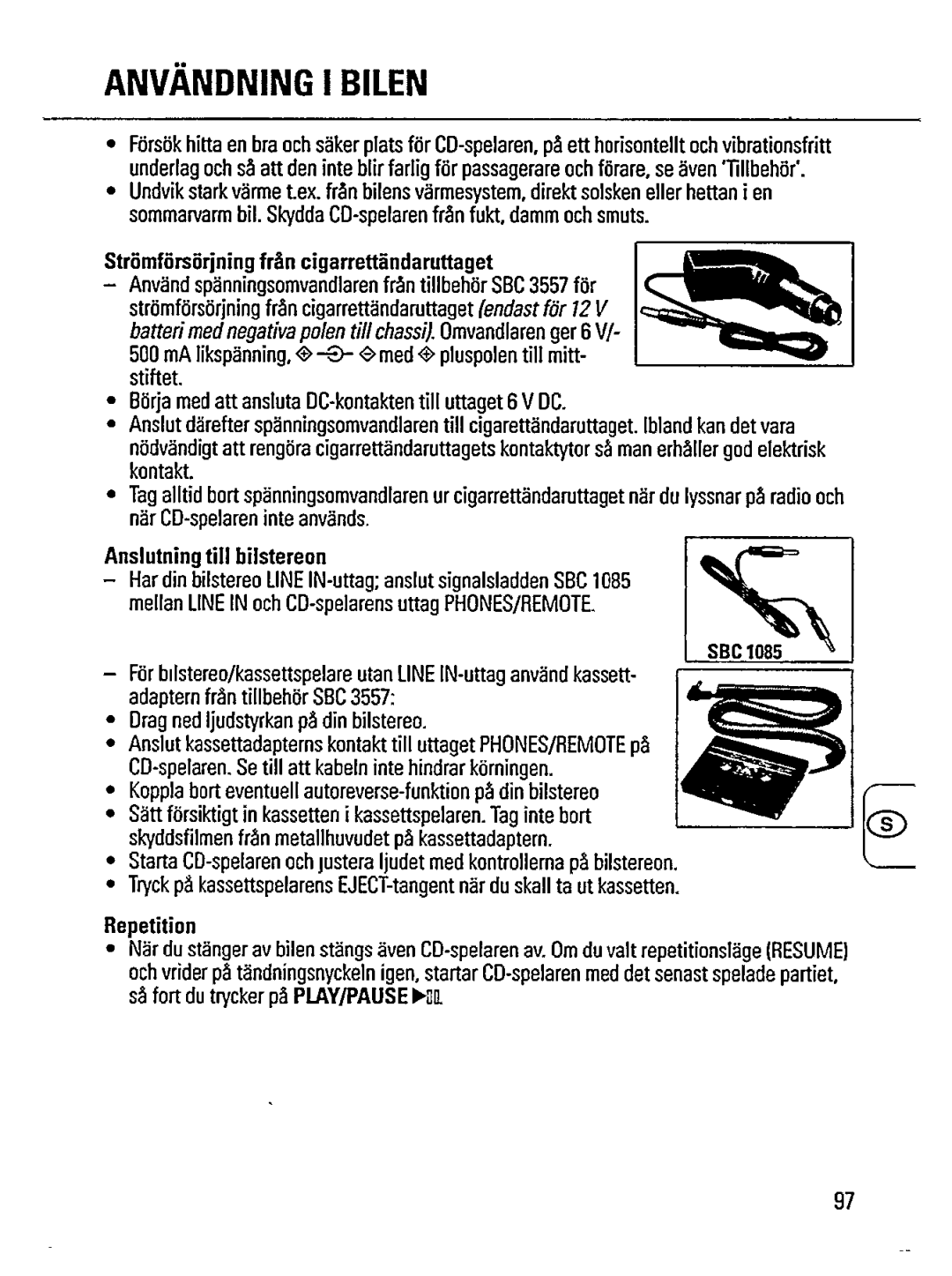 Philips AZ 6827C, AZ 6825 manual 