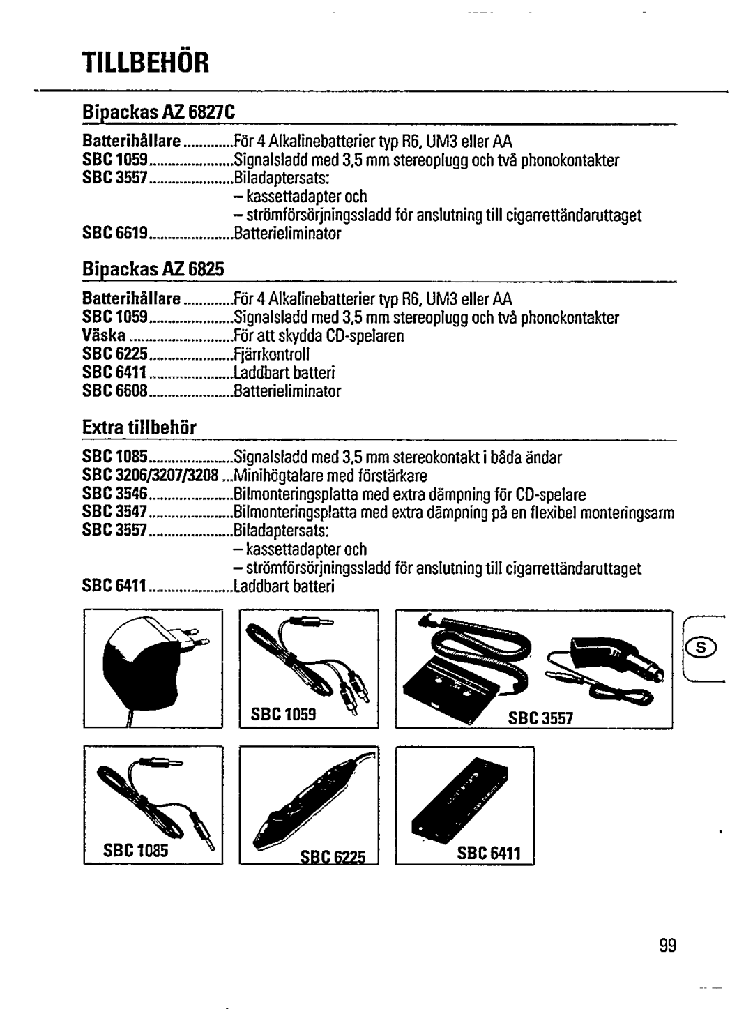 Philips AZ 6827C, AZ 6825 manual 