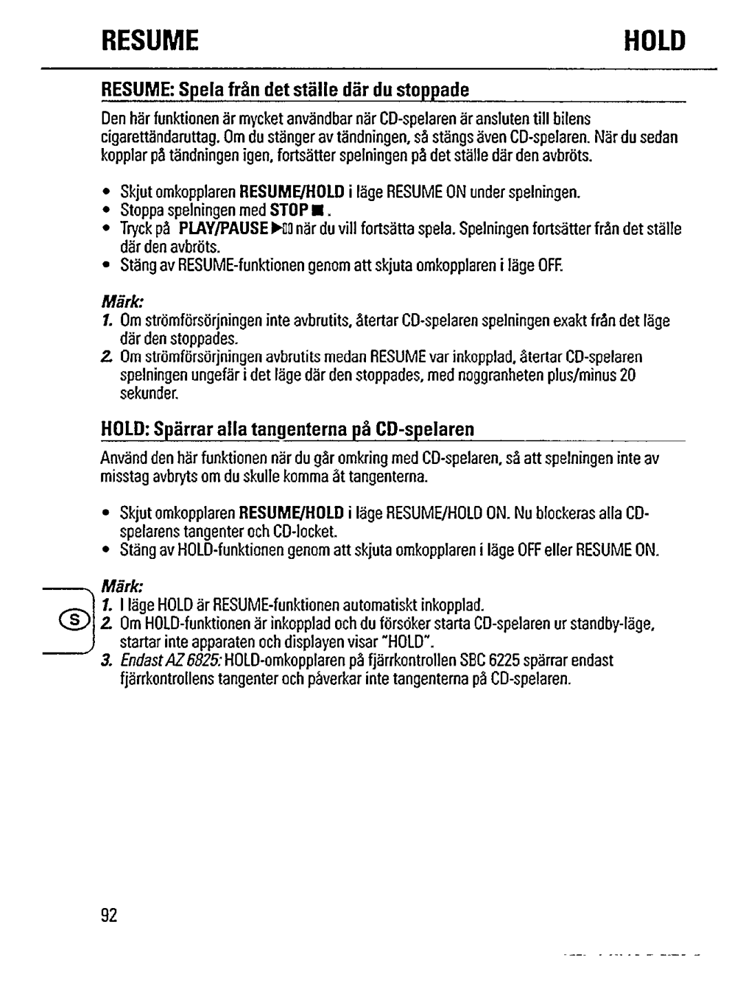 Philips AZ 6825, AZ 6827C manual 