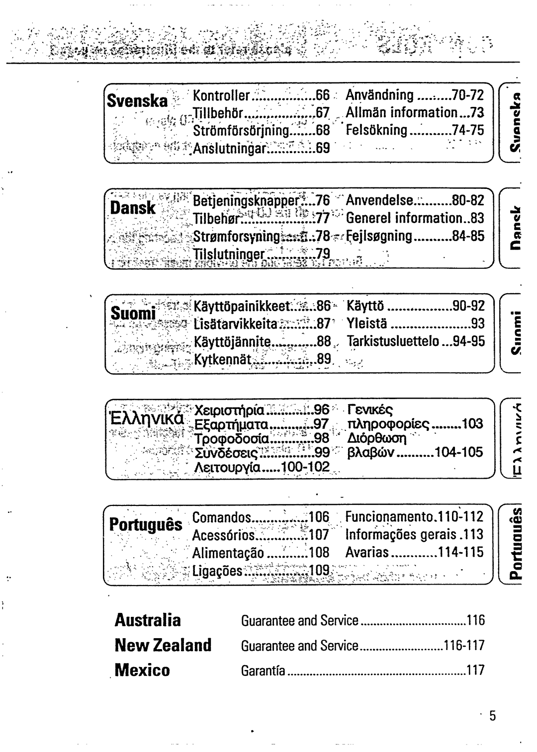 Philips AZ 6842, AZ 6844, AZ 6843 manual 