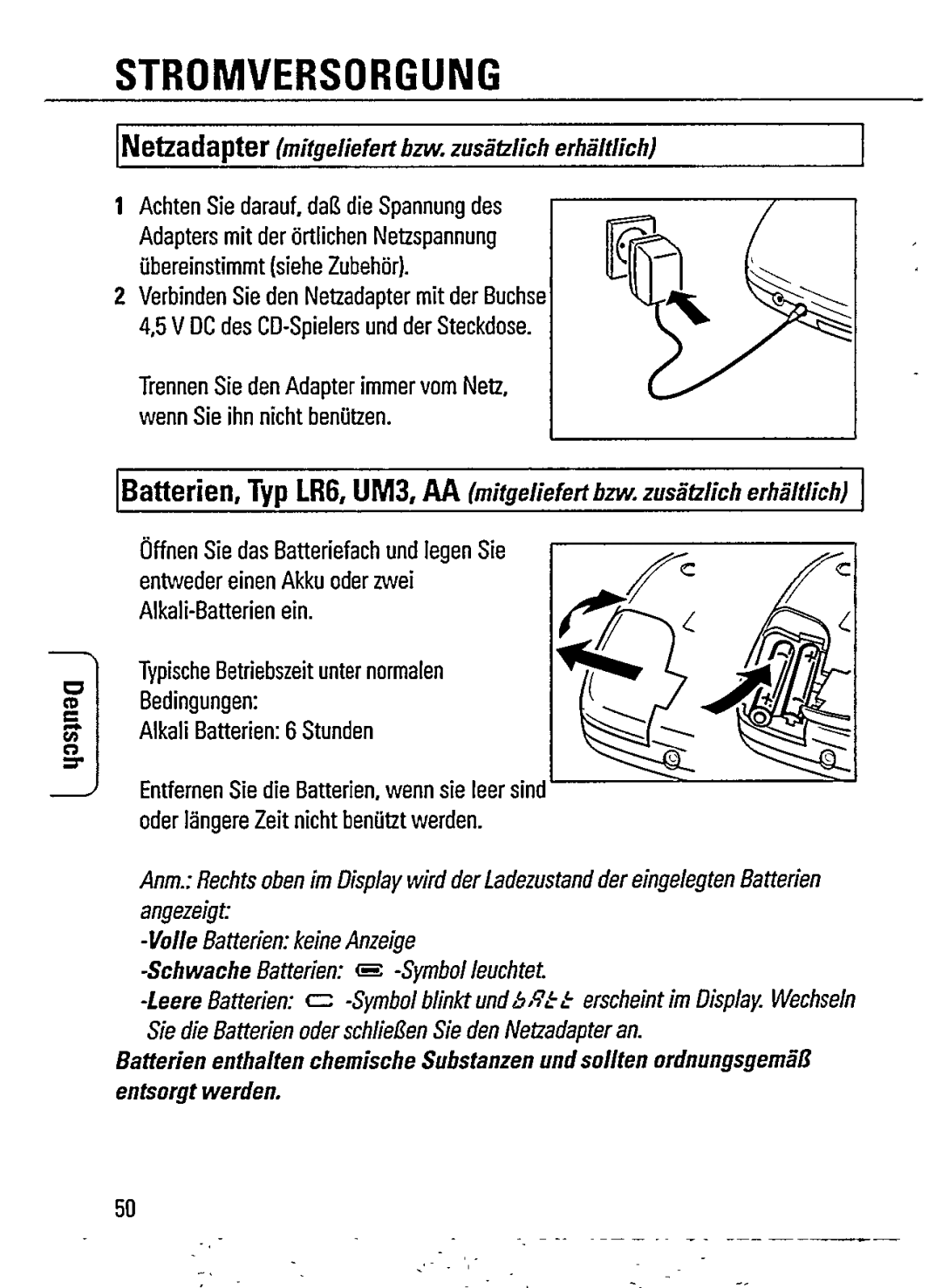 Philips AZ 7262, AZ 7267 manual 