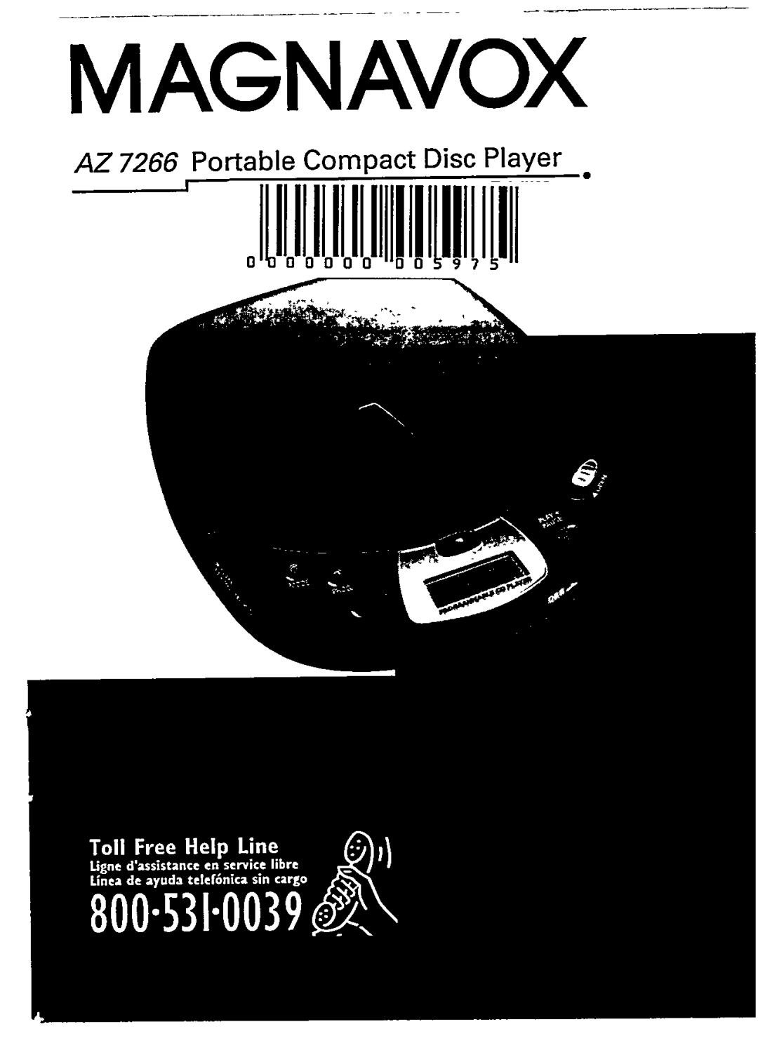 Philips AZ 7266 manual 