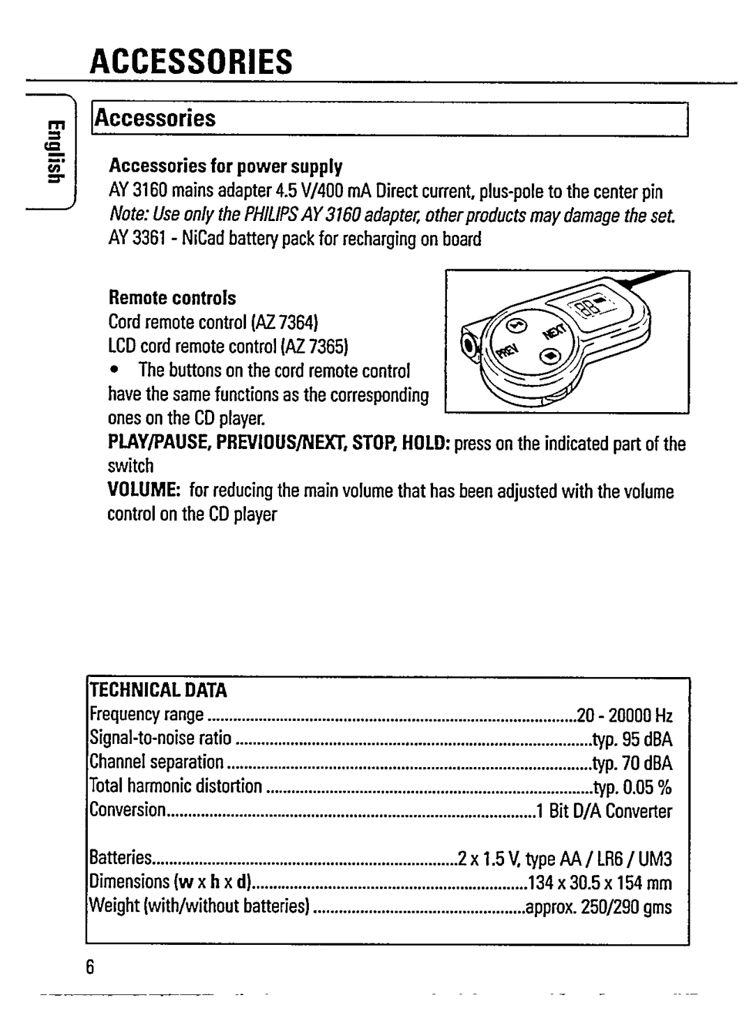 Philips AZ 7364/00, AZ 7362, AZ 7365 manual 