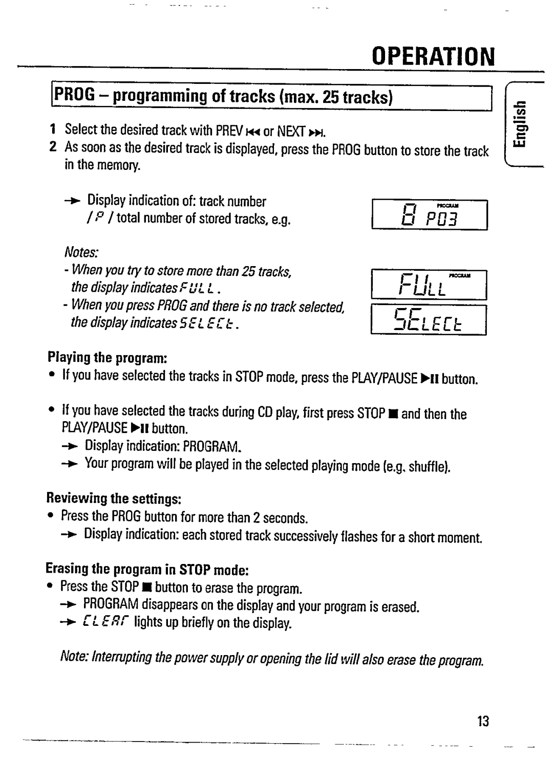 Philips AZ 7464, AZ 7465 manual 