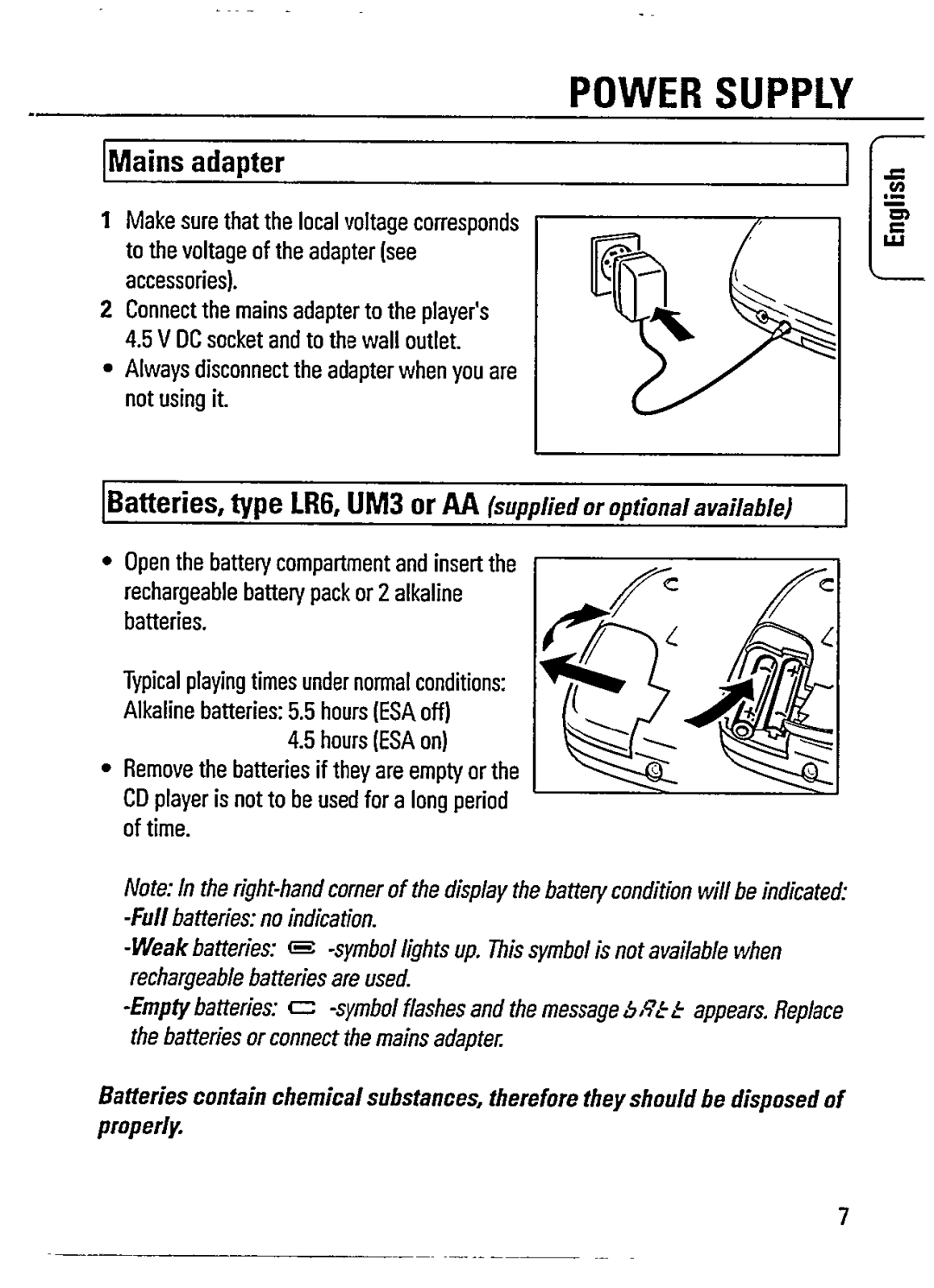 Philips AZ 7464, AZ 7465 manual 