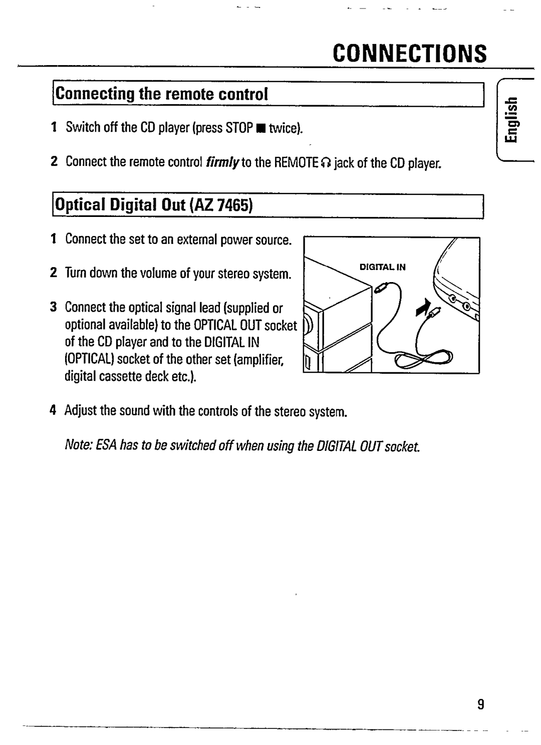 Philips AZ 7464, AZ 7465 manual 