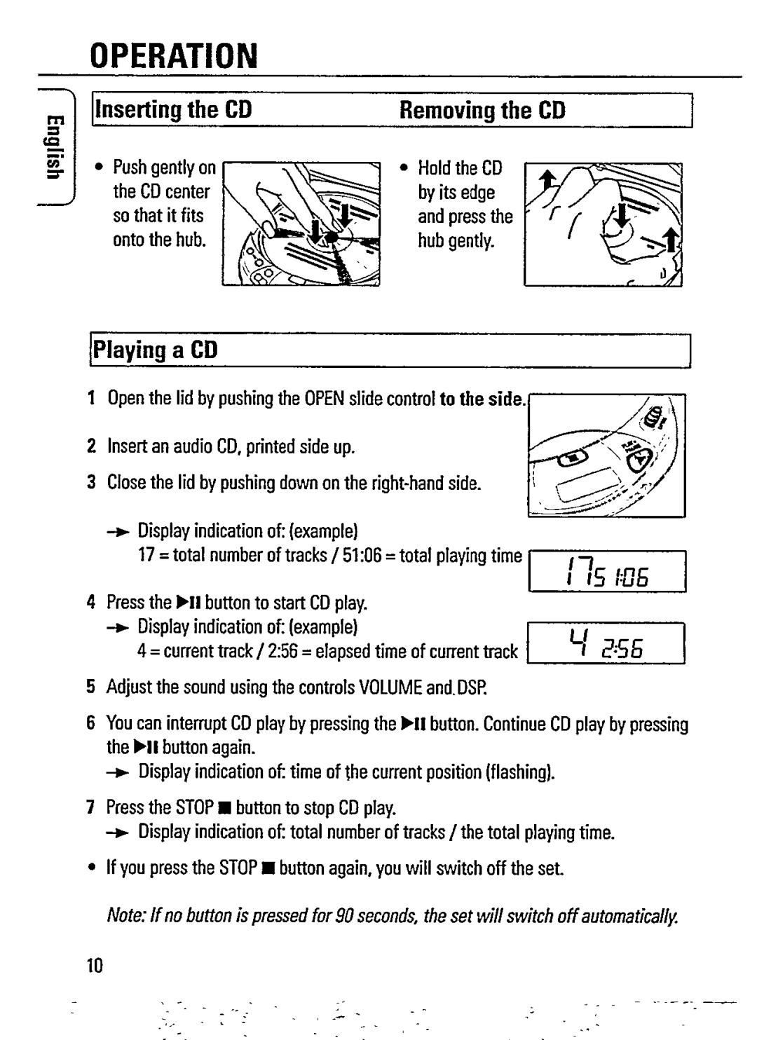 Philips AZ 7466/00 manual 