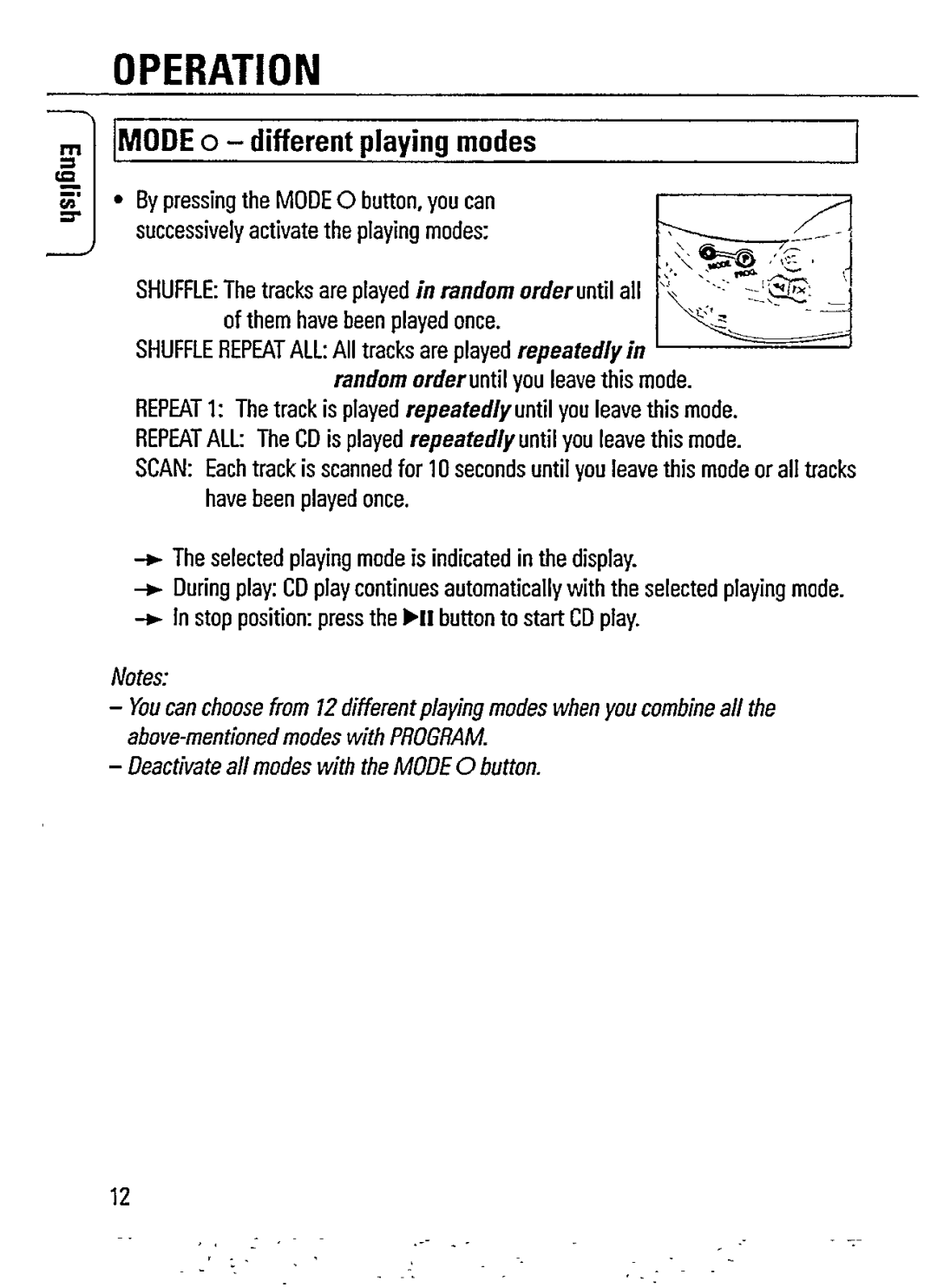 Philips AZ 7466/00 manual 