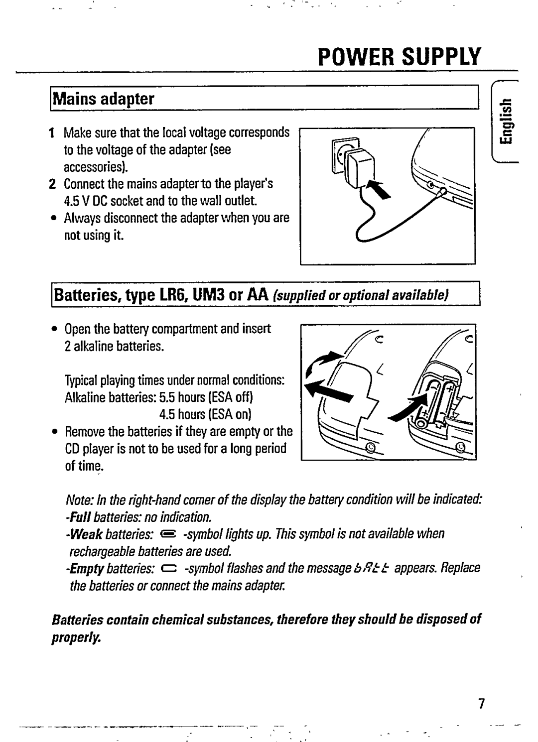 Philips AZ 7466/00 manual 