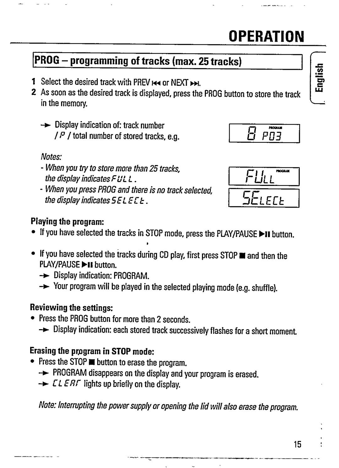 Philips AZ 7474/00S manual 