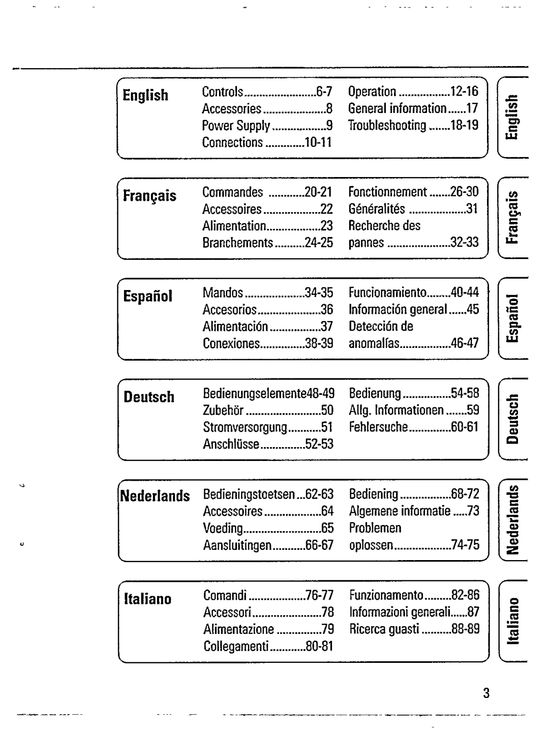 Philips AZ 7562 manual 