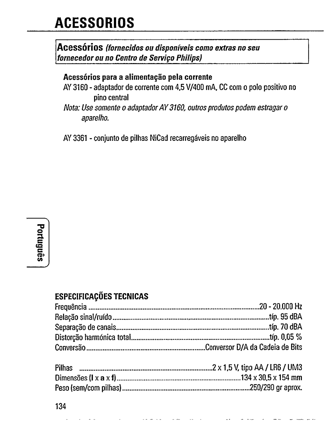 Philips AZ 7562 manual 