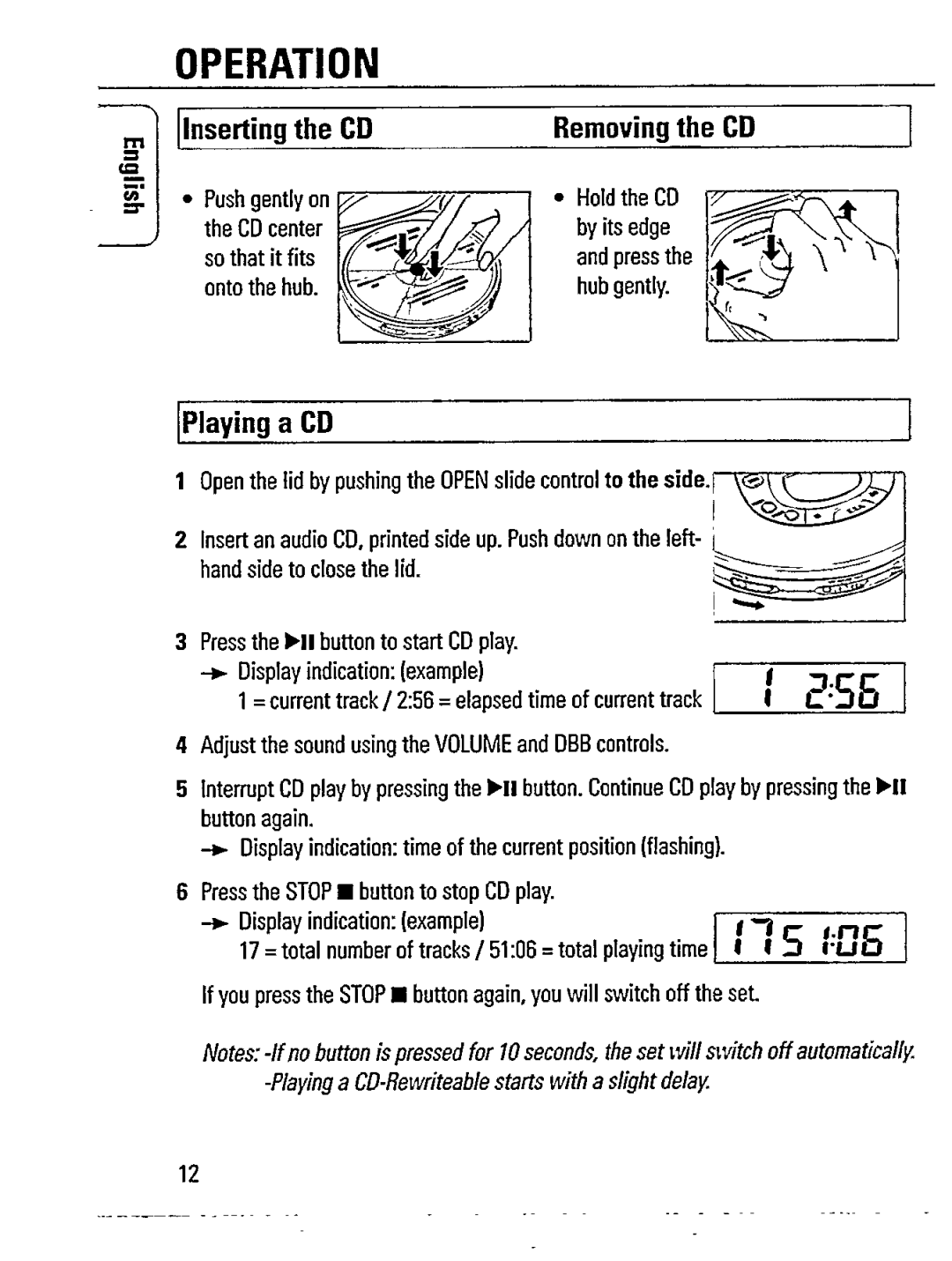 Philips AZ 7595/00 manual 