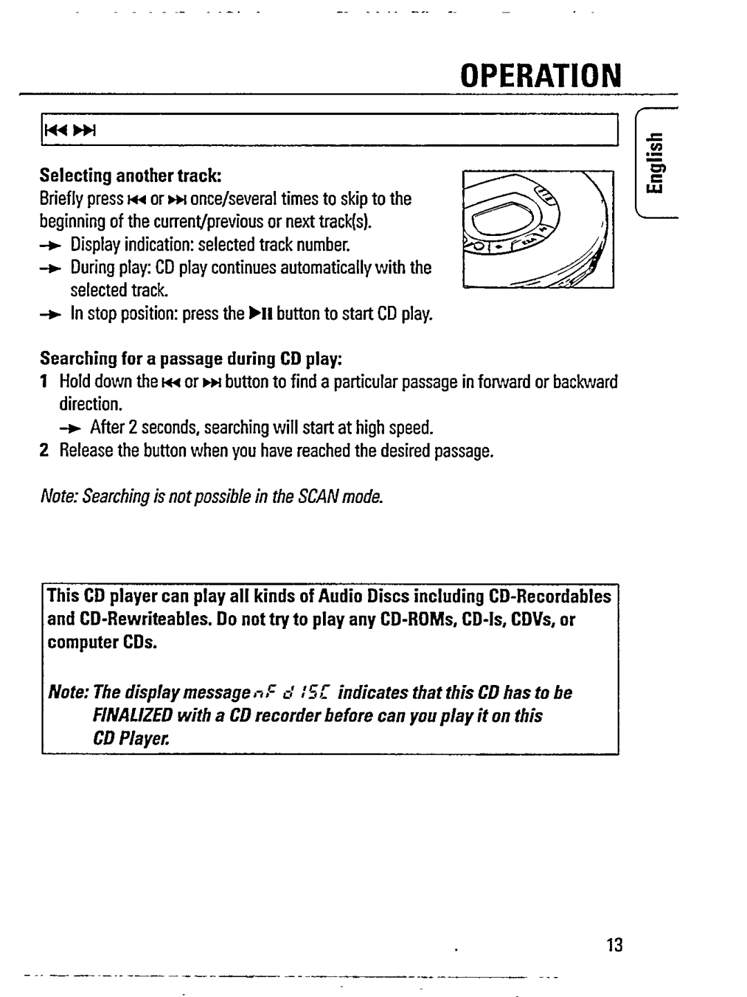 Philips AZ 7595/00 manual 