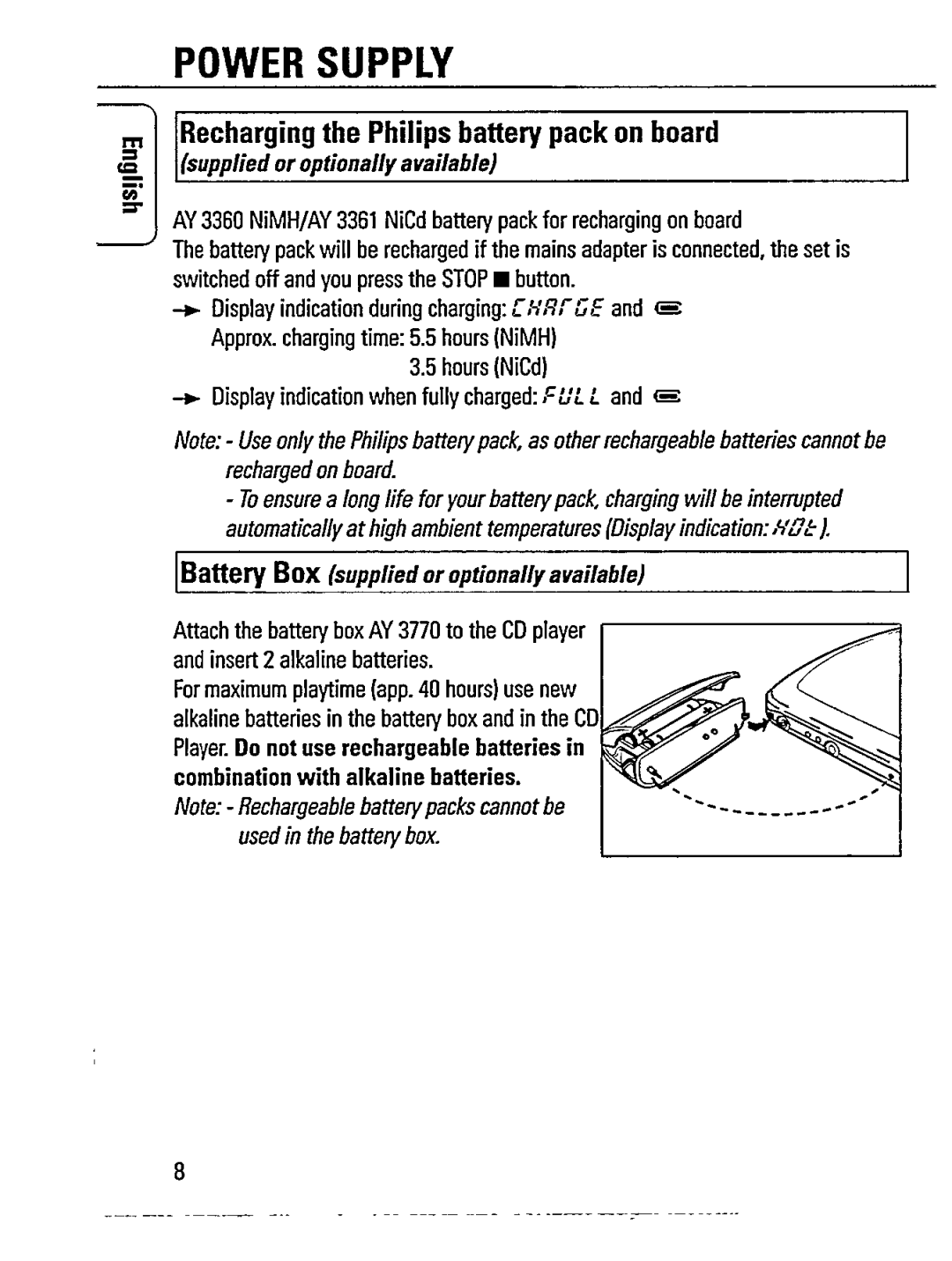 Philips AZ 7595/00 manual 