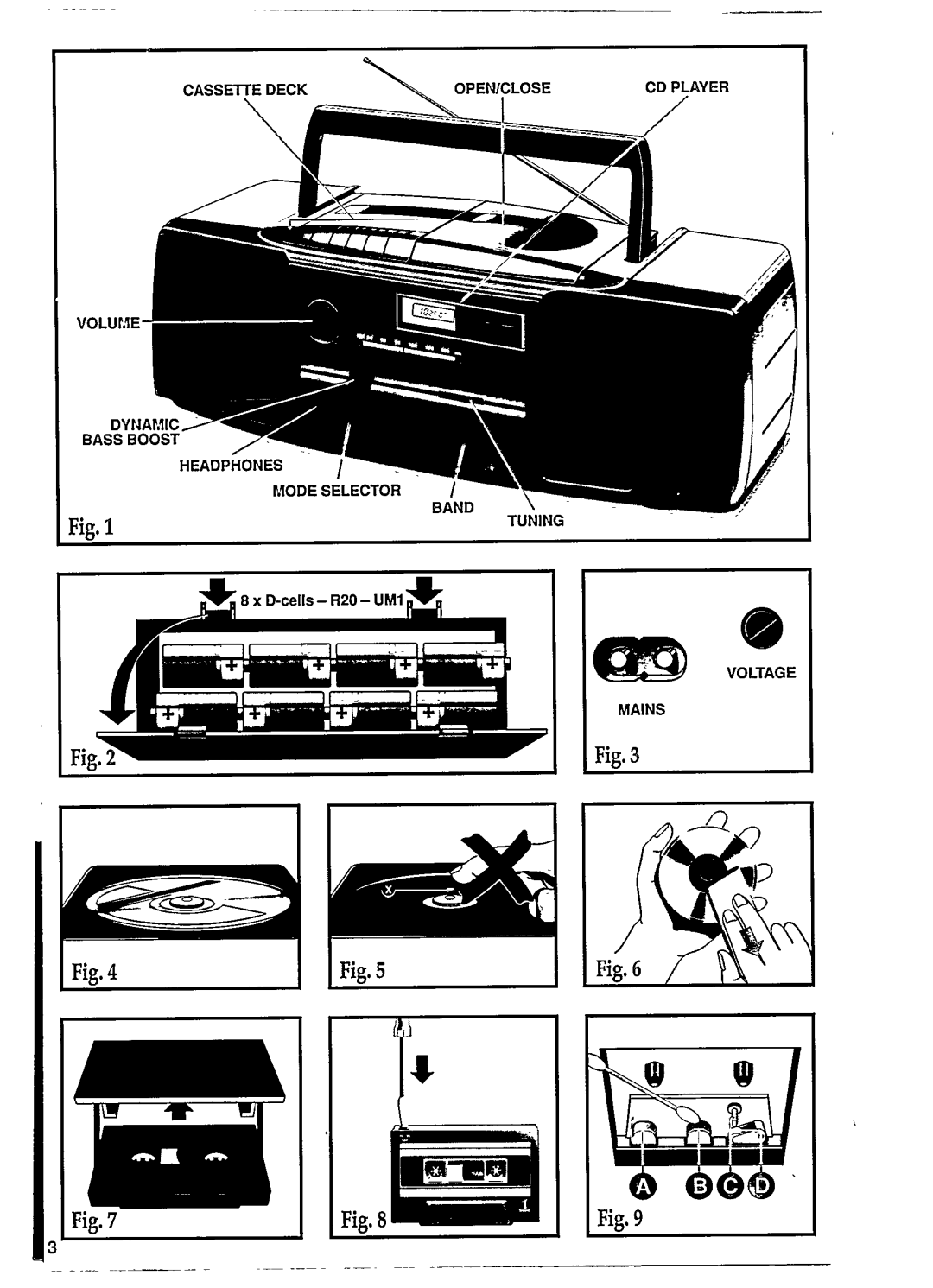 Philips AZ 8035, AZ 8030 manual 