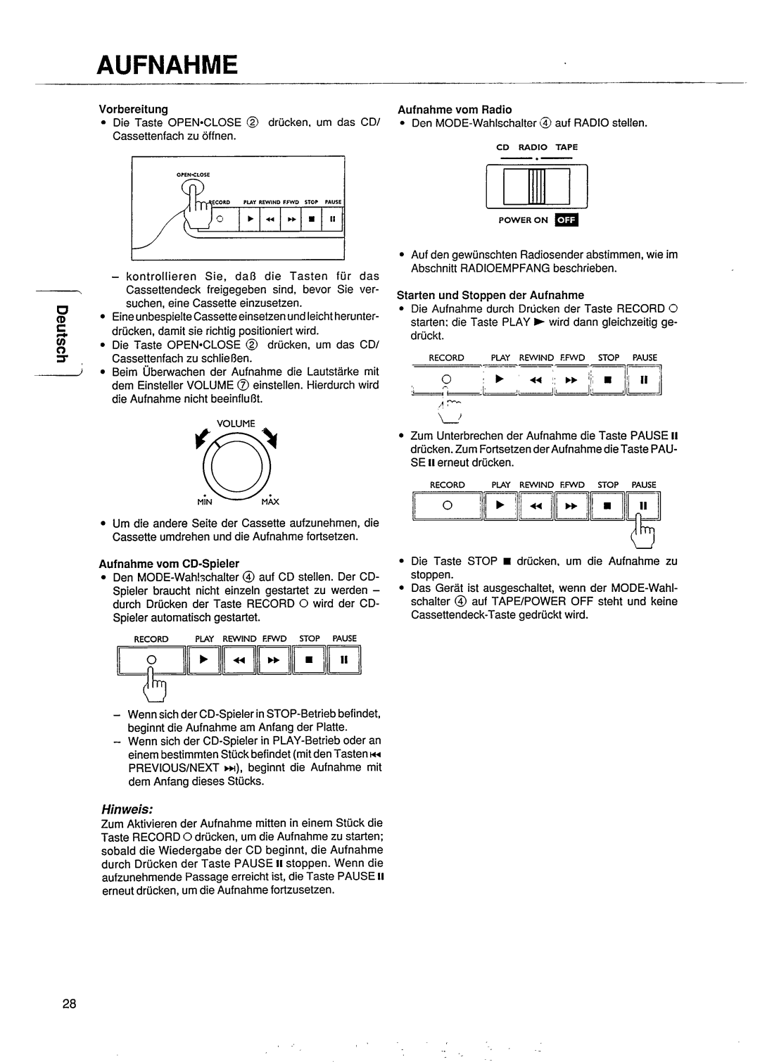 Philips AZ 8040 manual 