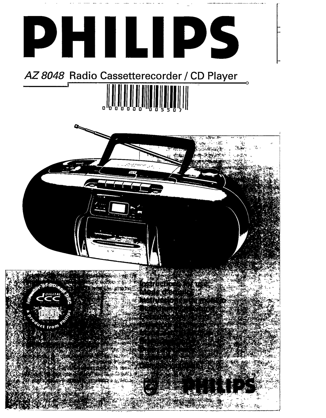 Philips AZ 8048 manual 