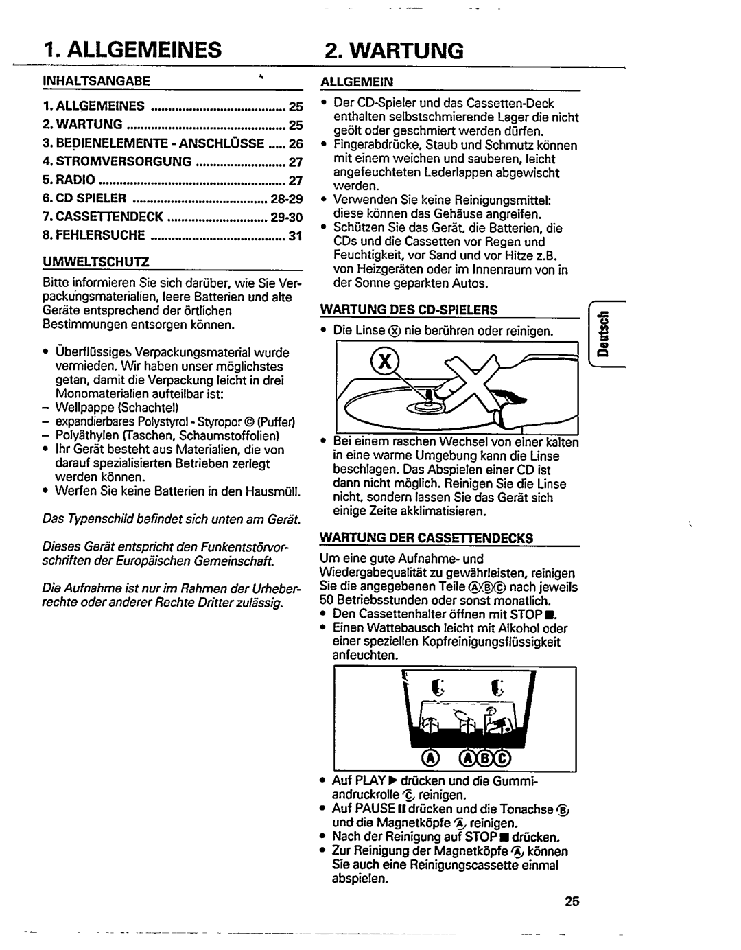 Philips AZ 8048 manual 