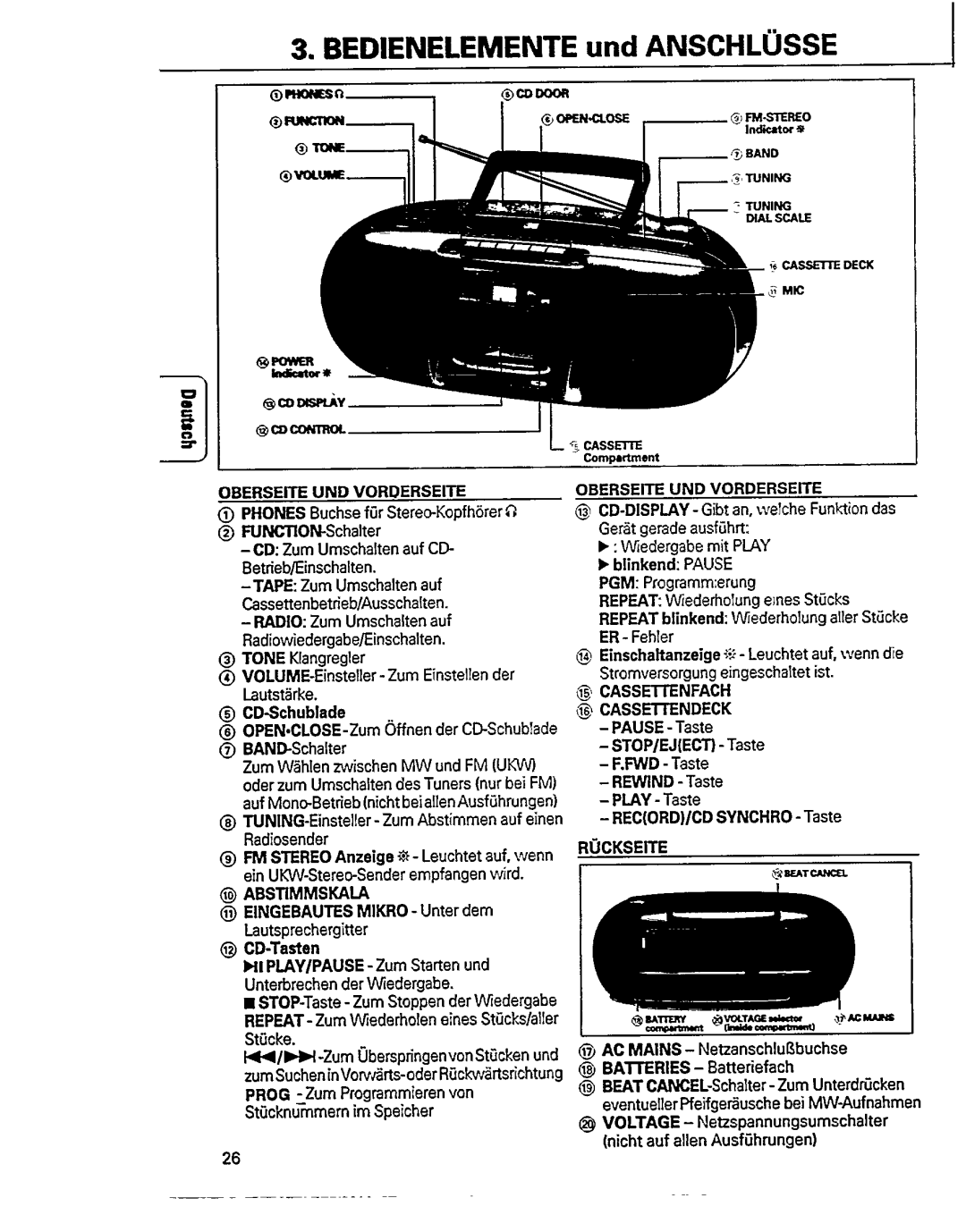 Philips AZ 8048 manual 