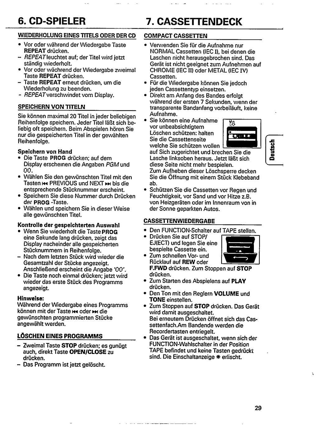 Philips AZ 8048 manual 