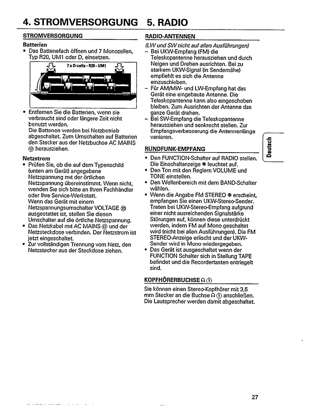 Philips AZ 8049 manual 