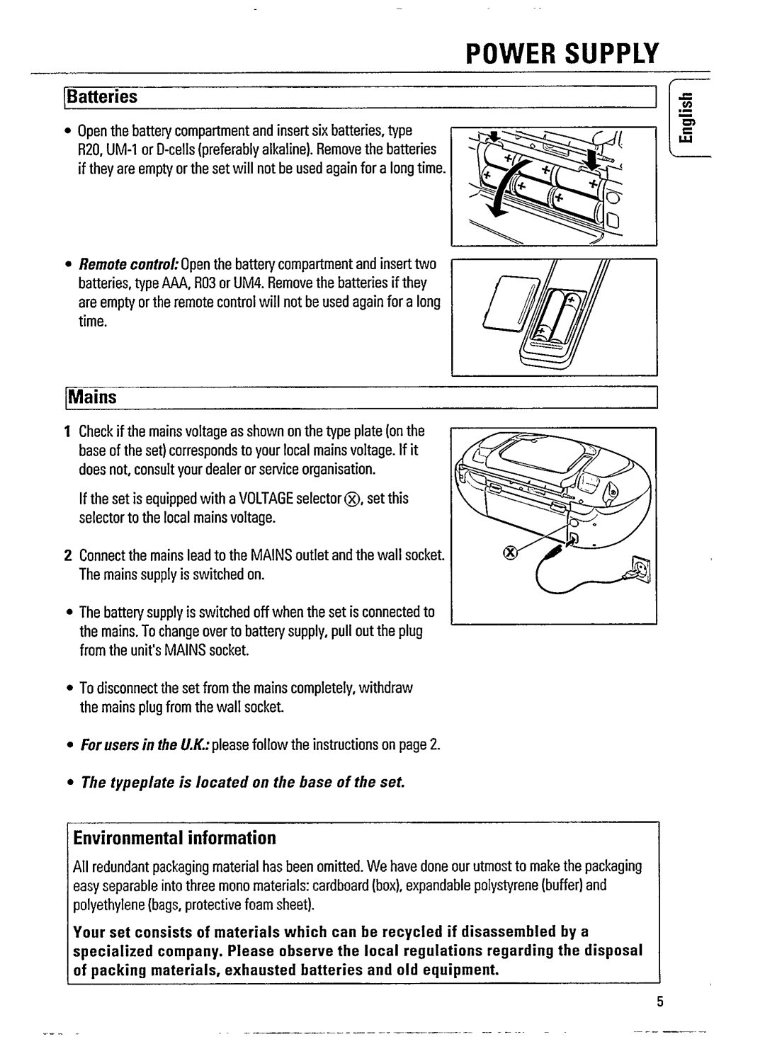 Philips AZ 8057/05 manual 