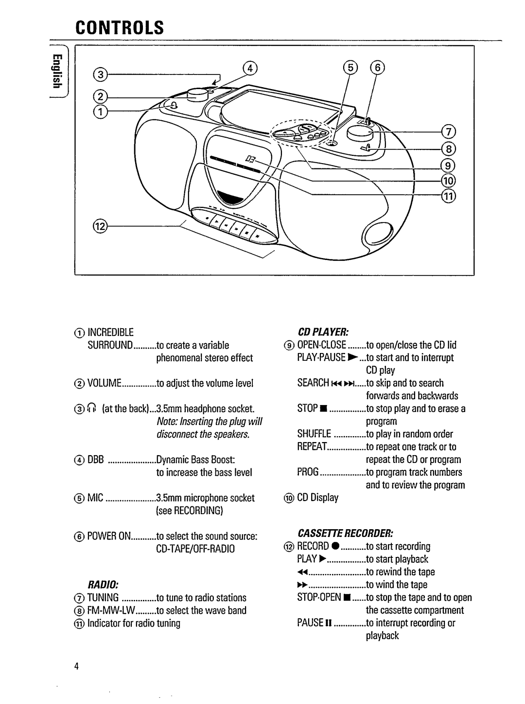 Philips AZ 8070 manual 