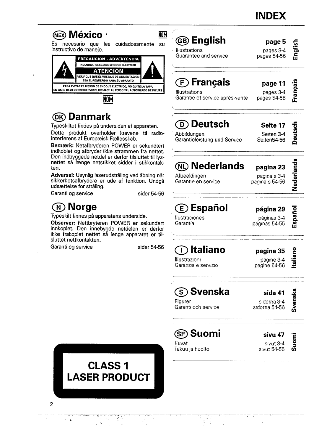 Philips AZ 8210, AZ 8211, AZ 8214 manual 