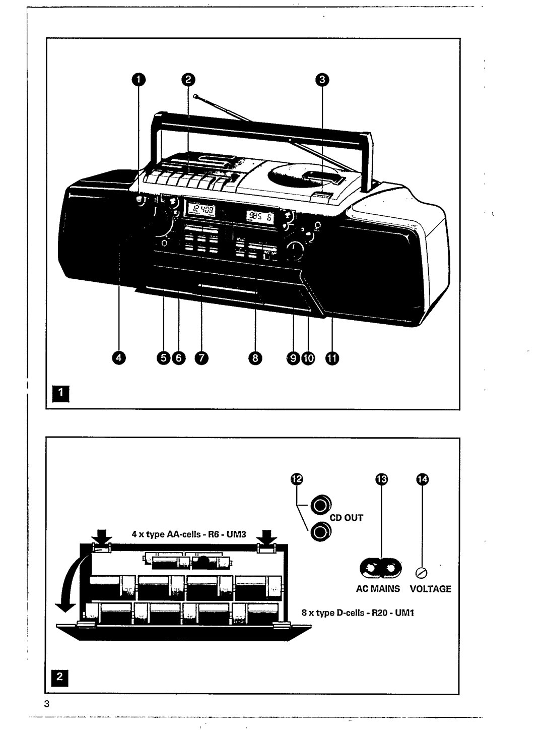 Philips AZ 8211, AZ 8214, AZ 8210 manual 