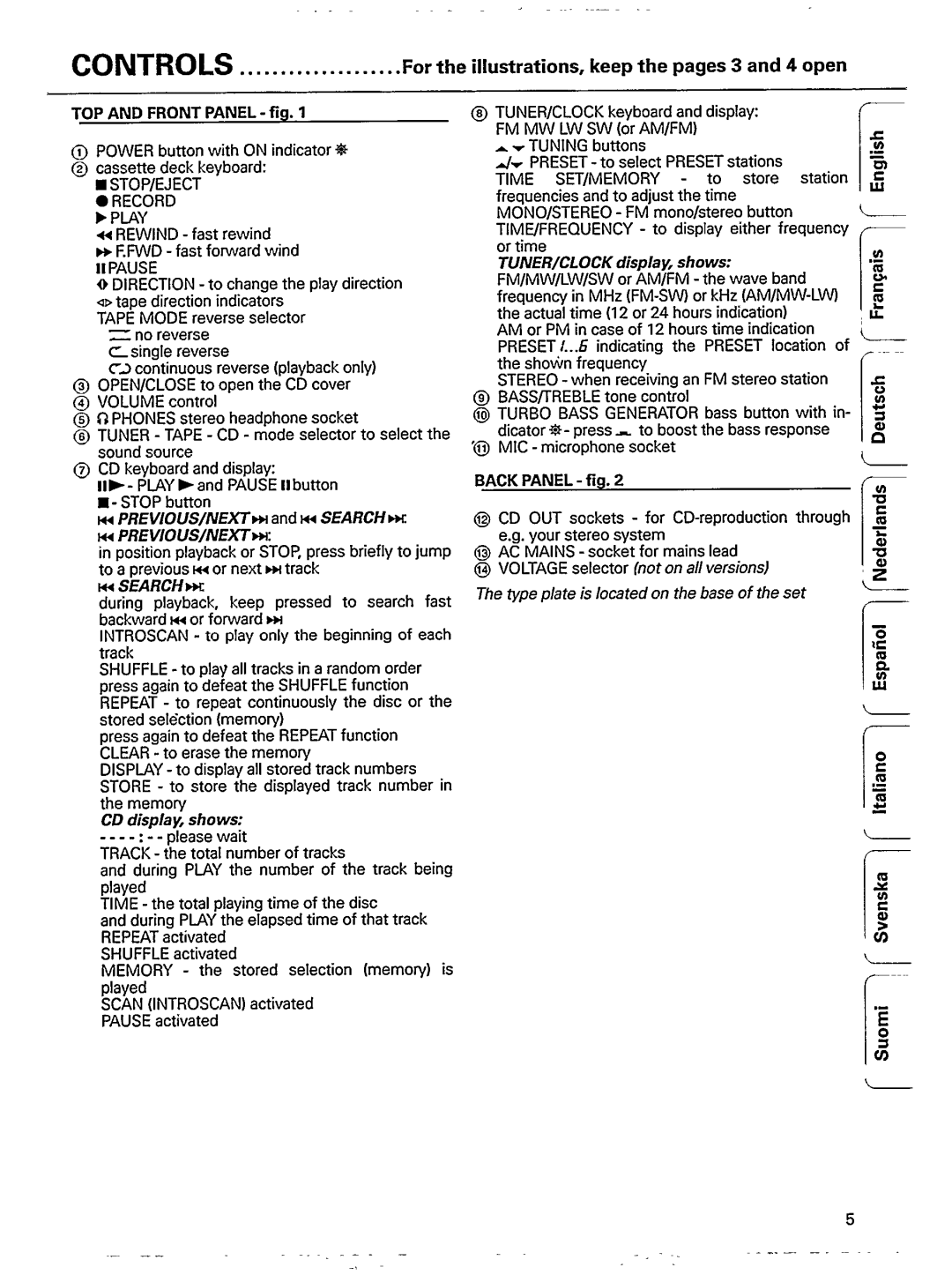 Philips AZ 8210, AZ 8211, AZ 8214 manual 