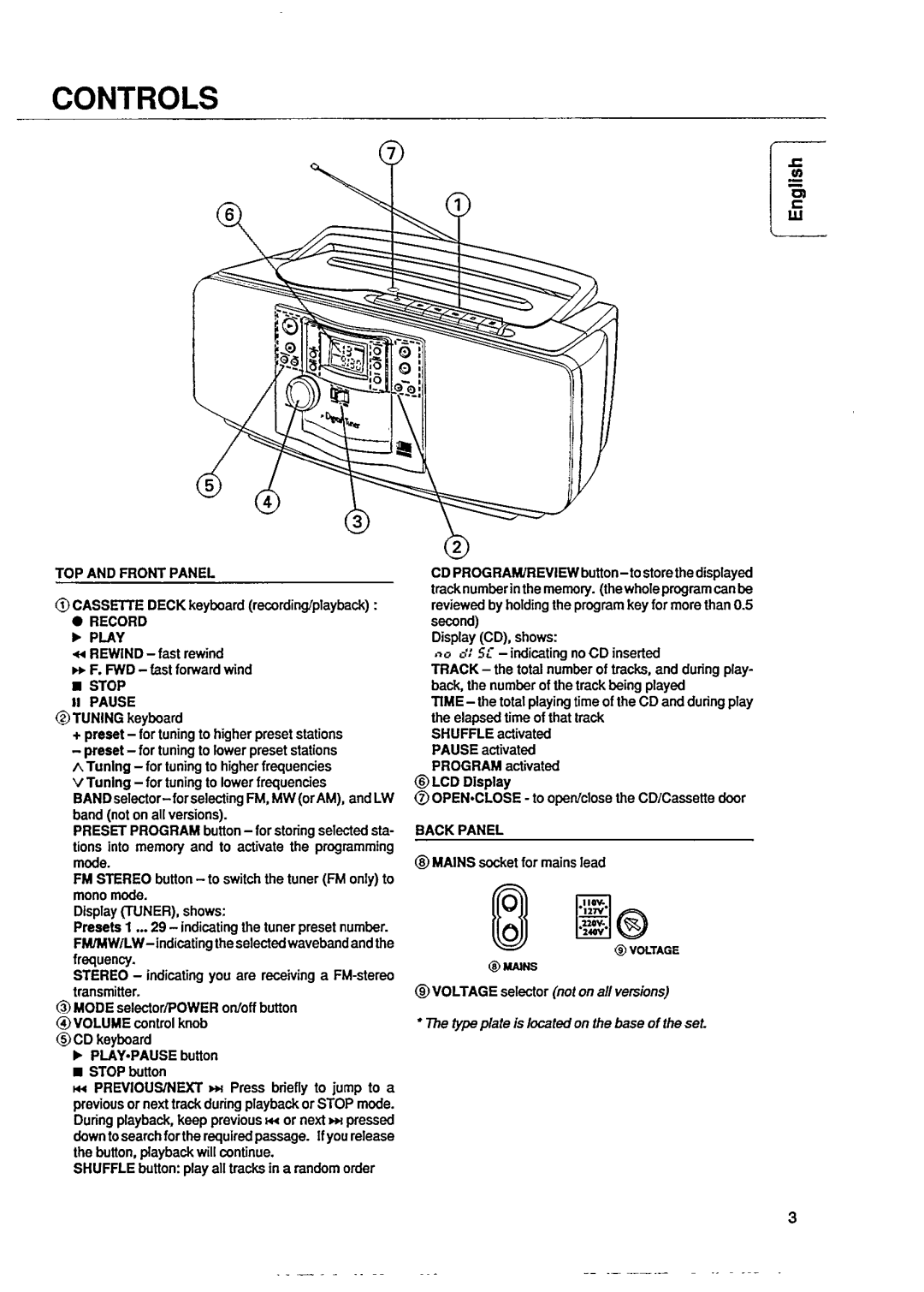 Philips AZ8240/05, AZ 8240 manual 