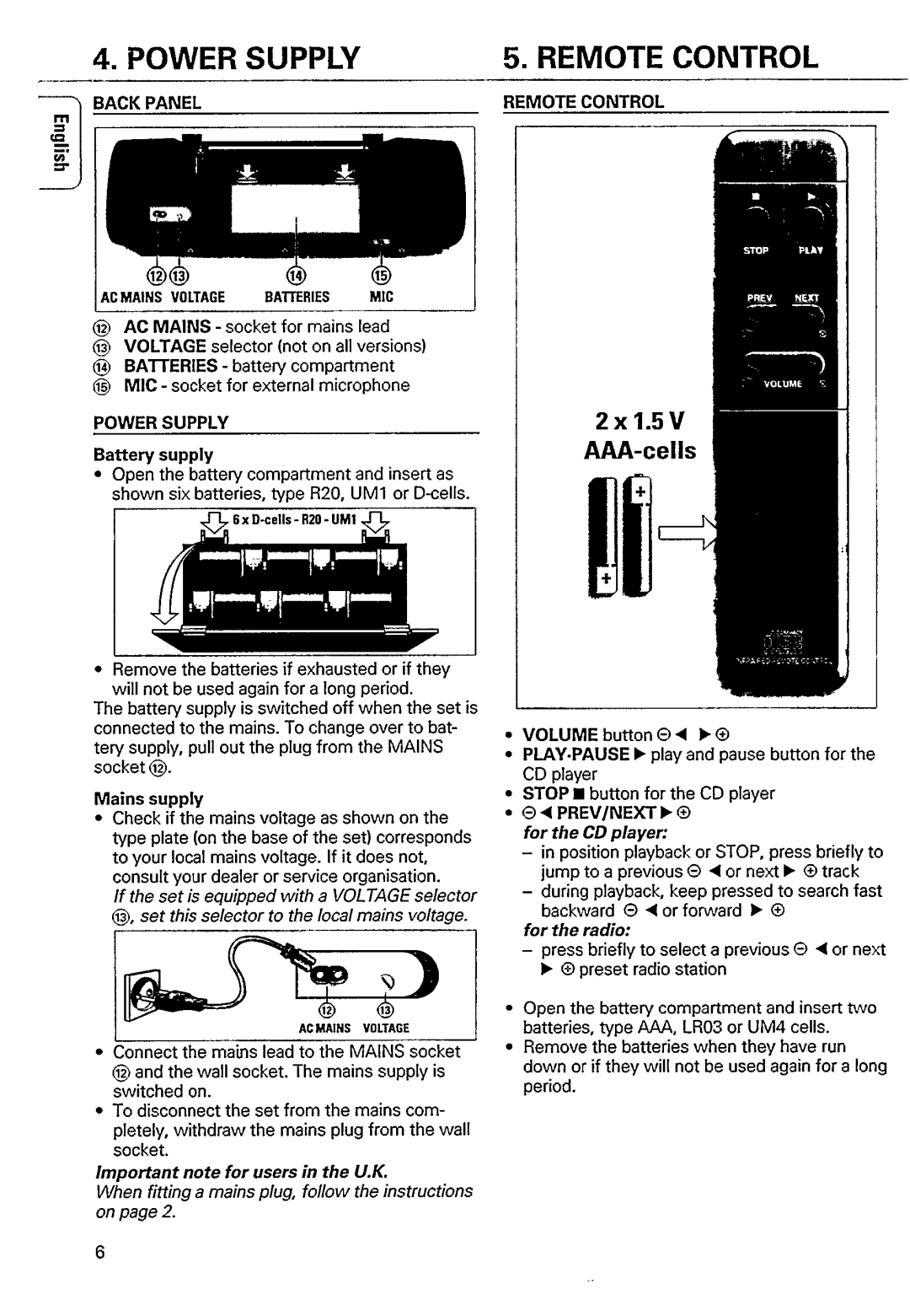 Philips AZ 8245 manual 