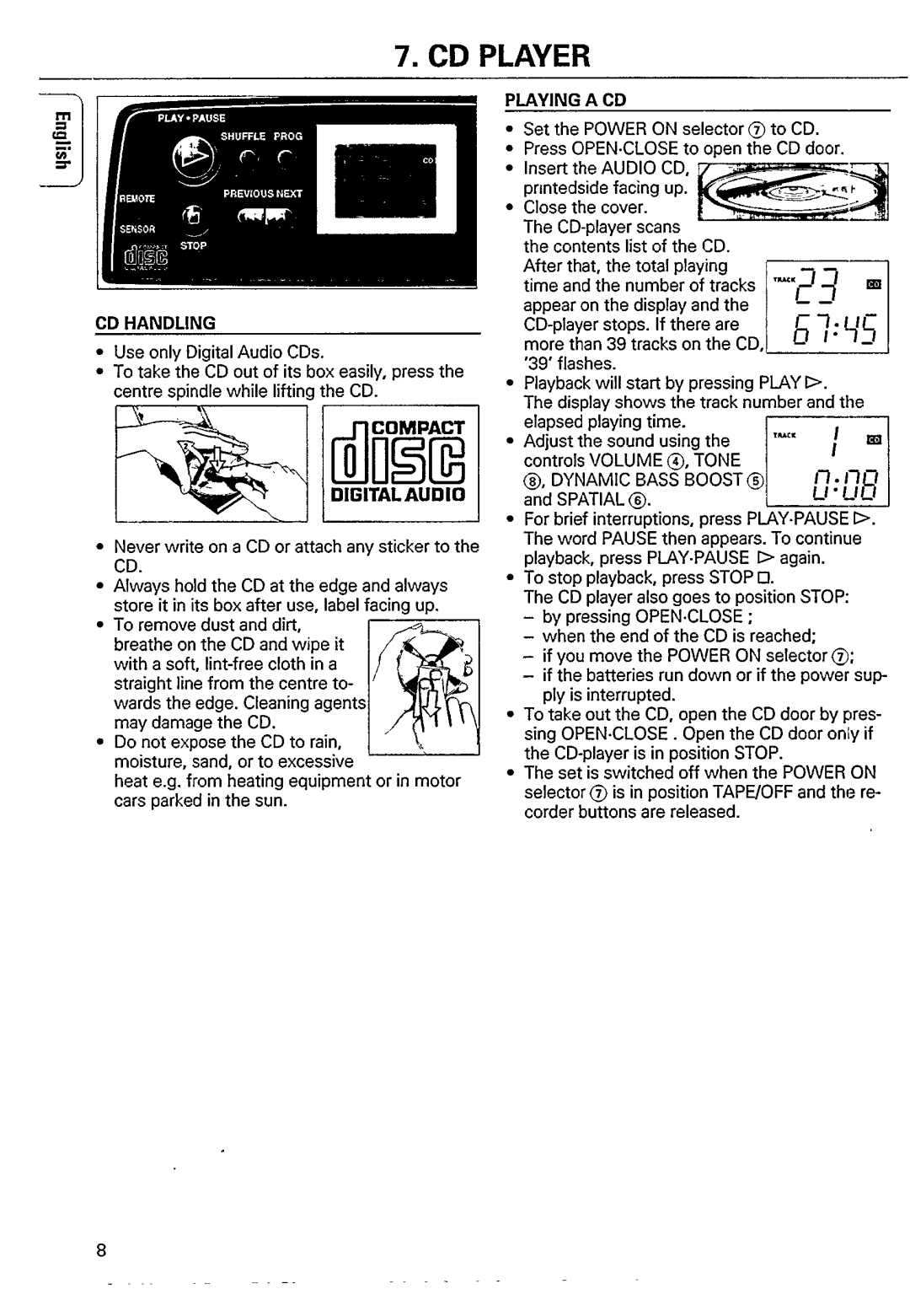 Philips AZ 8245 manual 