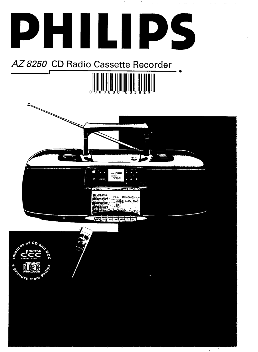 Philips AZ 8250 manual 