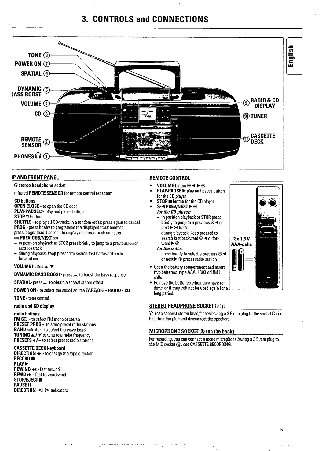 Philips AZ 8250 manual 