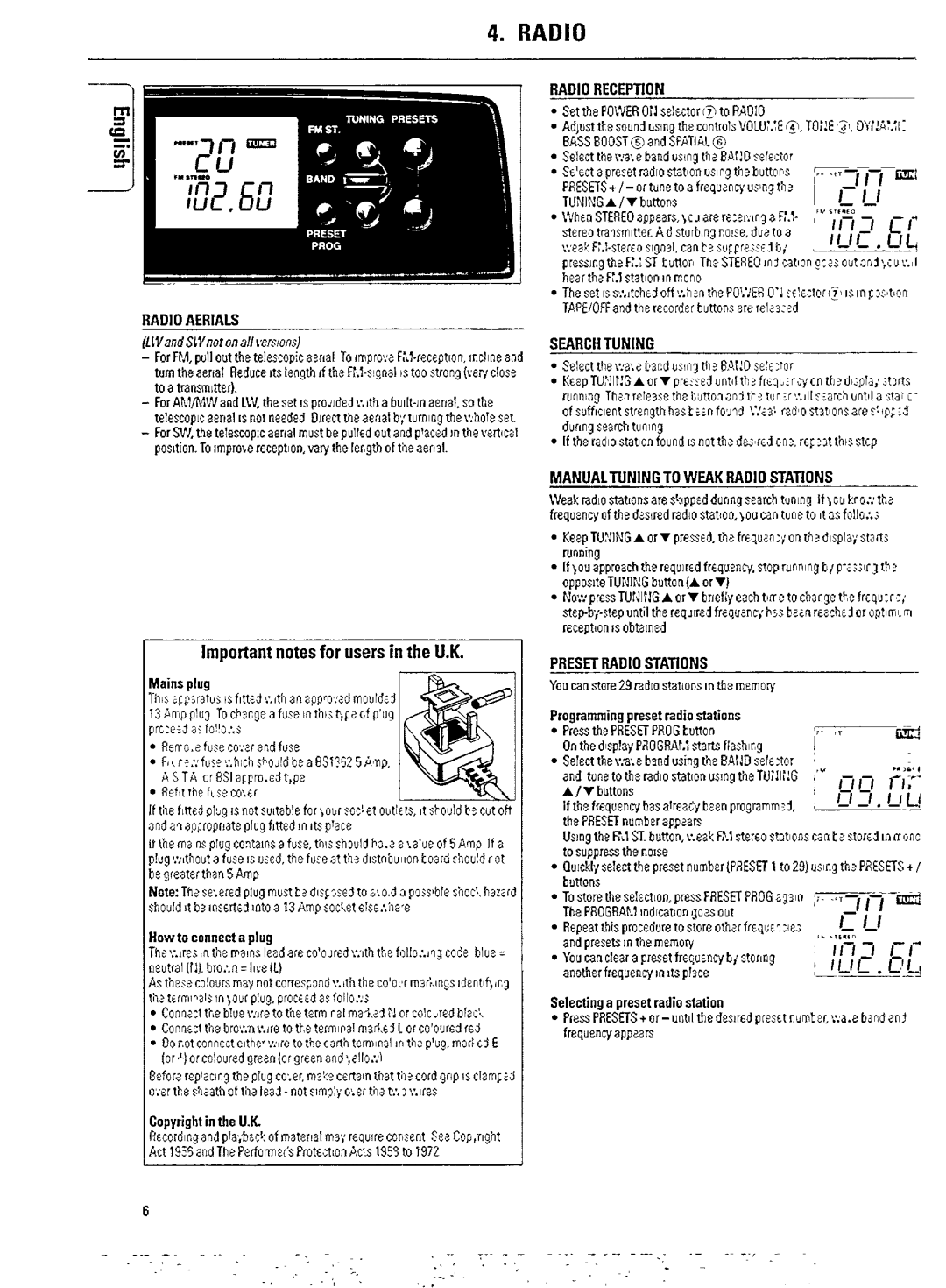 Philips AZ 8250 manual 