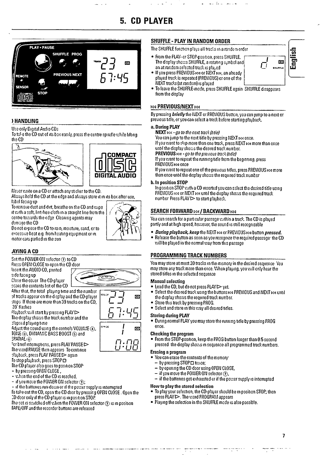 Philips AZ 8250 manual 