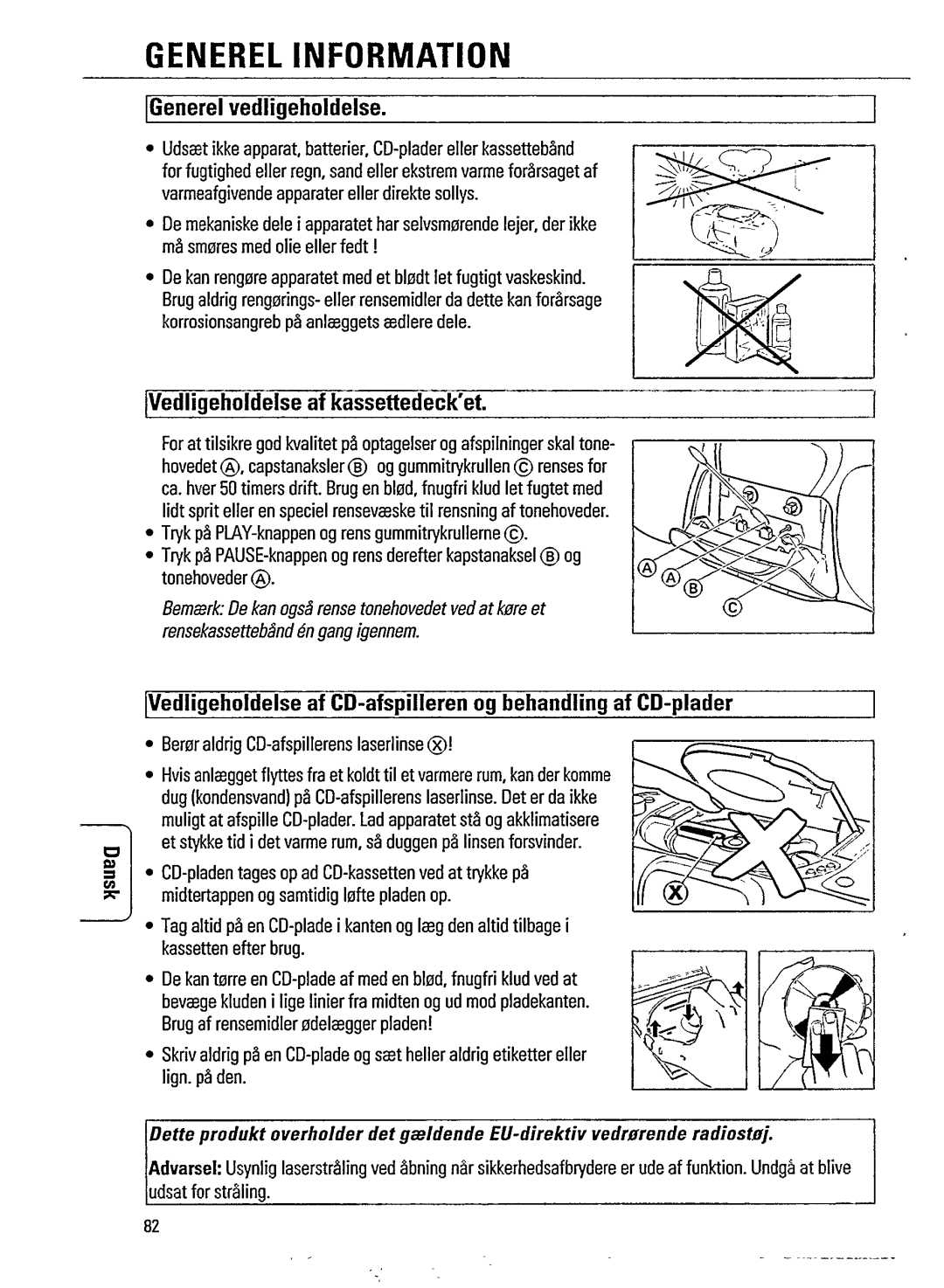 Philips AZ 8262 manual 