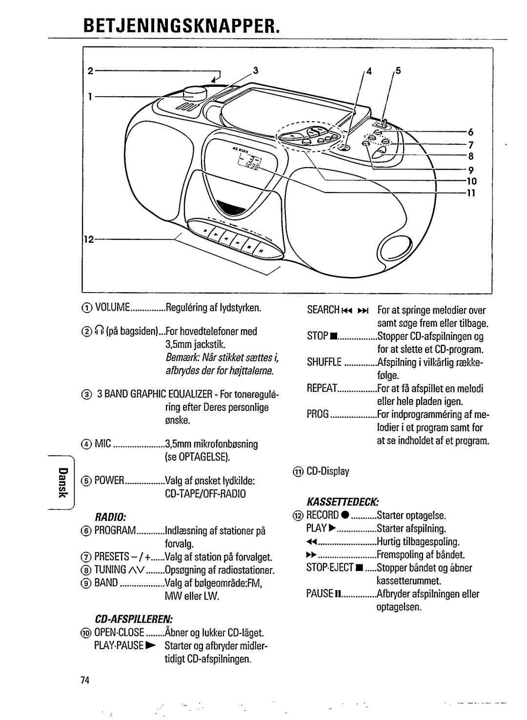 Philips AZ 8262 manual 