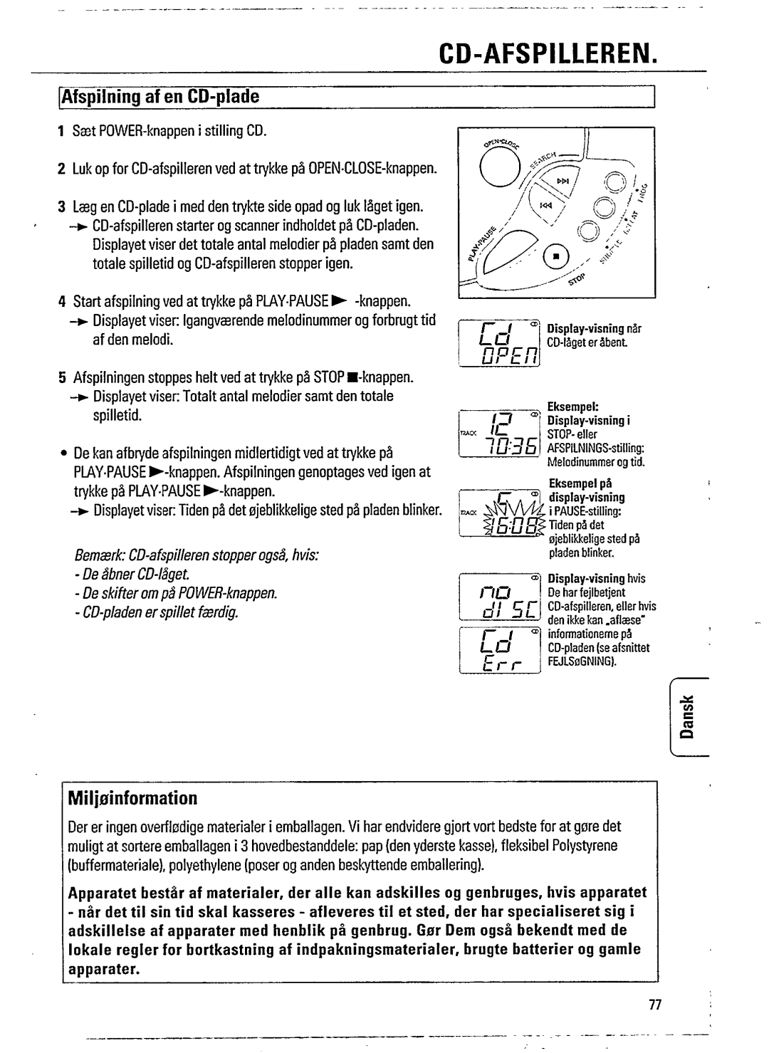 Philips AZ 8262 manual 