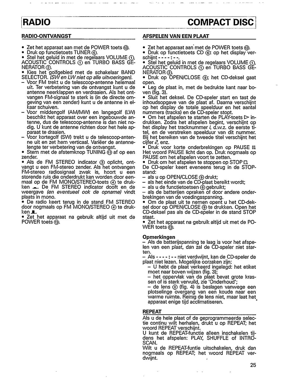 Philips AZ 8304, AZ 8300, AZ 8301 manual 
