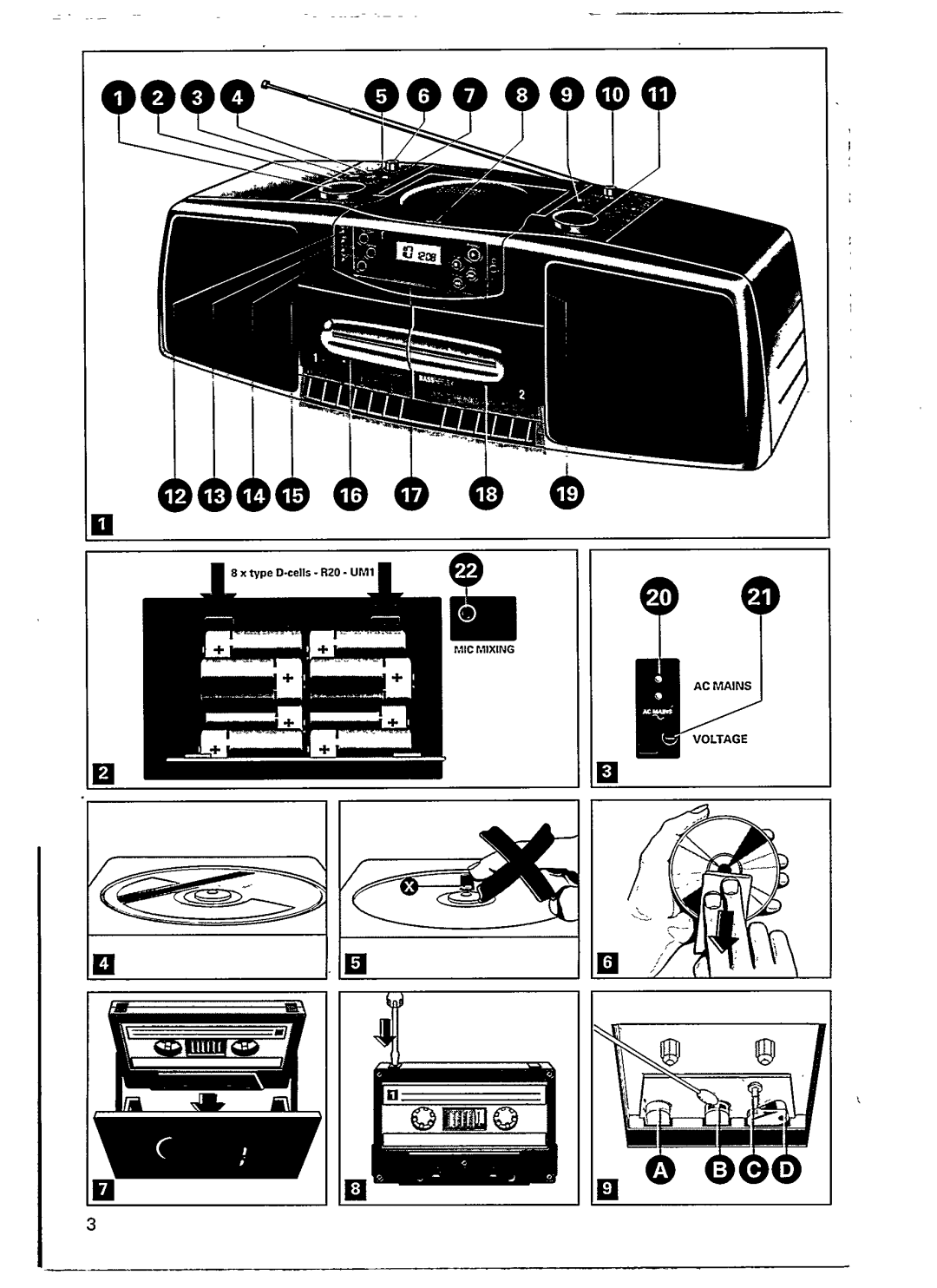 Philips AZ 8320 manual 