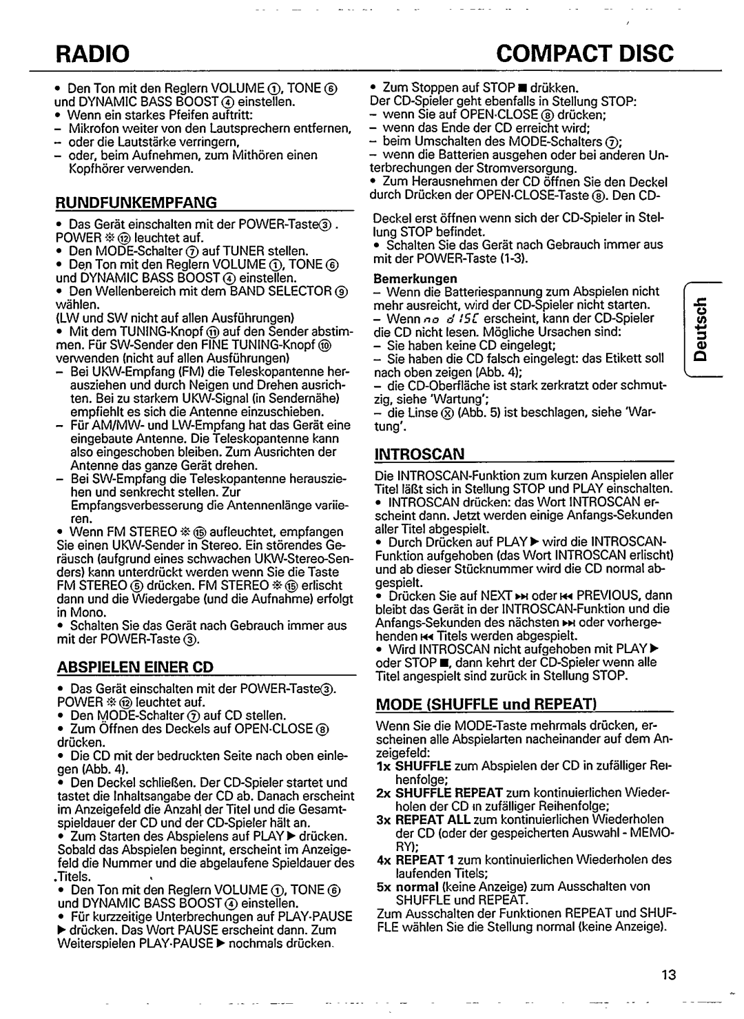 Philips AZ 8320 manual 