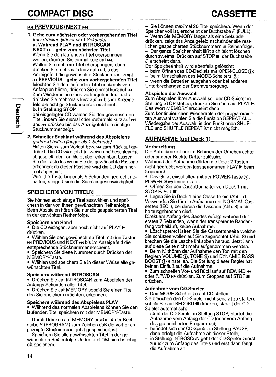 Philips AZ 8320 manual 