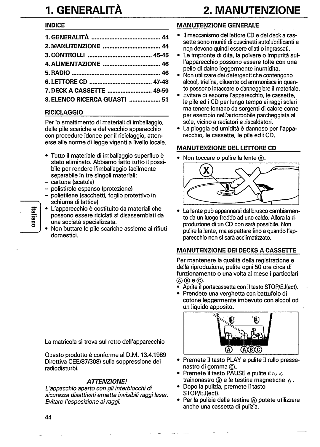 Philips AZ 8348 manual 